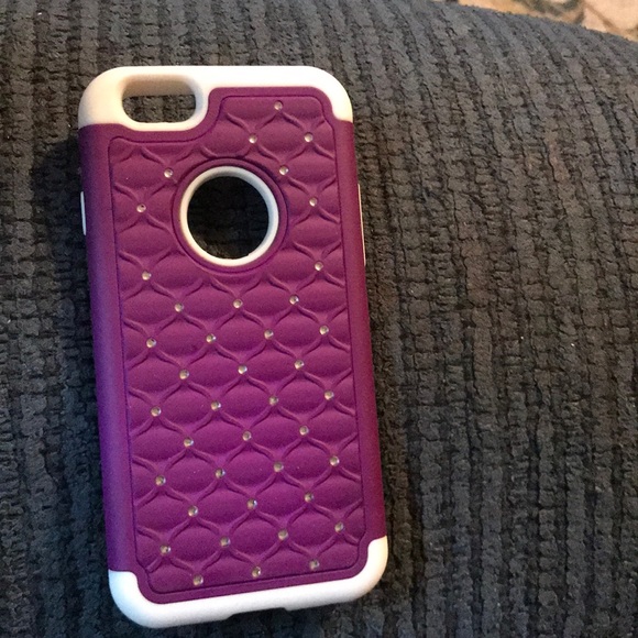 Purple diamond iPhone 6 case - Picture 1 of 4